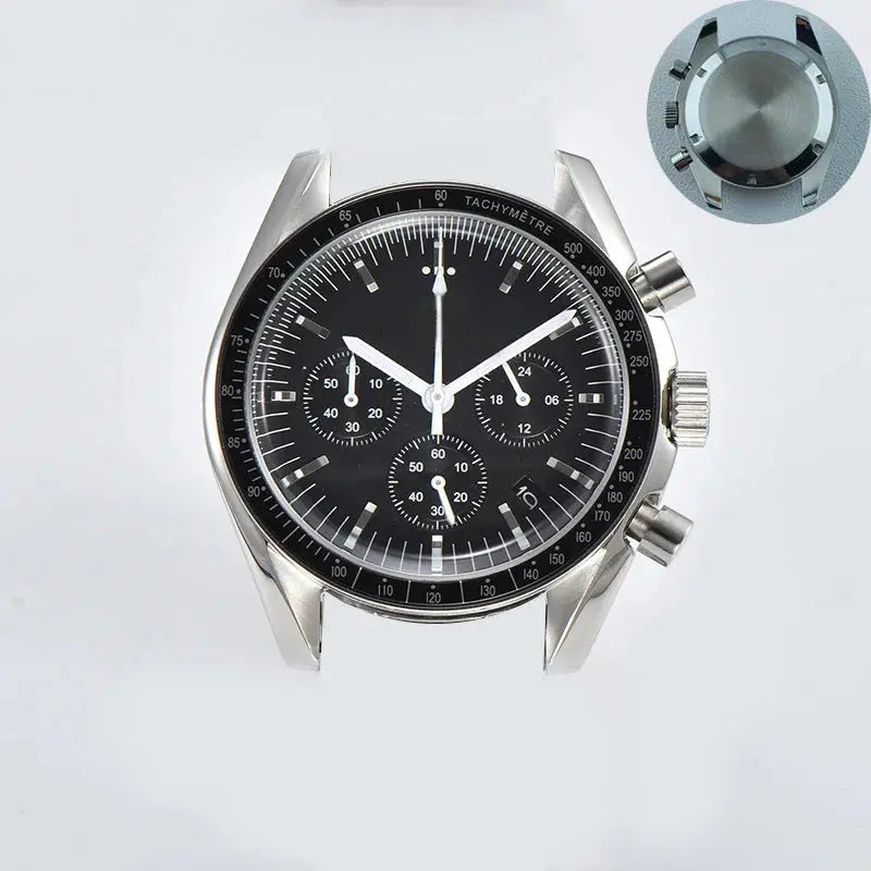 39.7mm Stainless Steel Watch Case for VK63 Movement, 20mm Lug, 32.5mm Dial - STRAPS