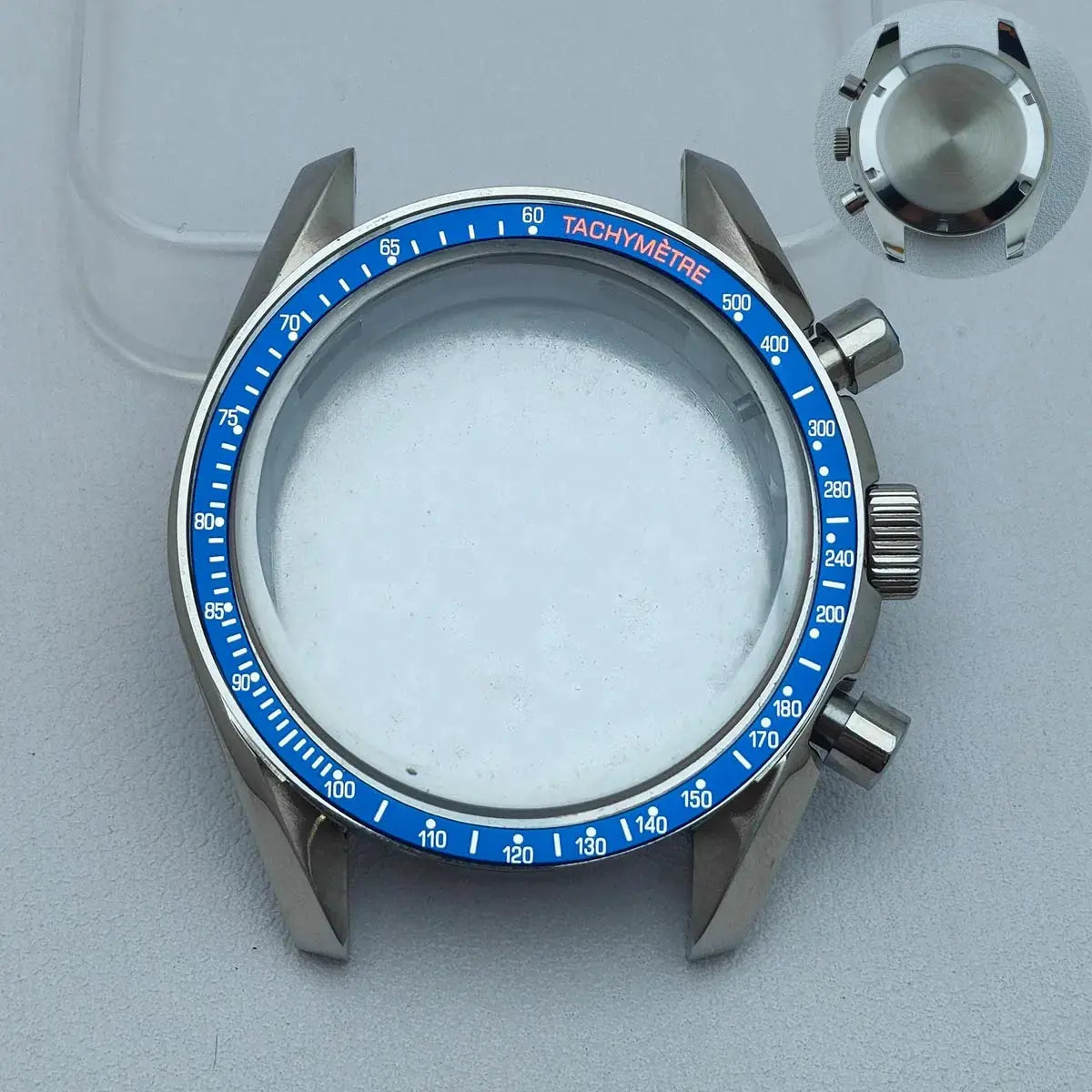 39.7mm Stainless Steel Watch Case for VK63 Movement, 20mm Lug, 32.5mm Dial - STRAPS