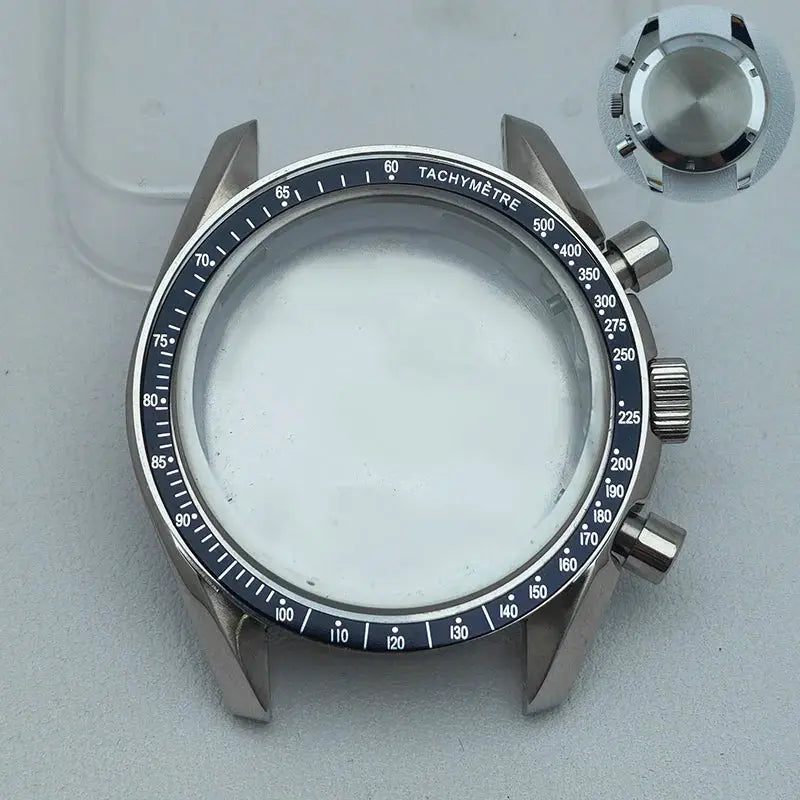 39.7mm Stainless Steel Watch Case for VK63 Movement, 20mm Lug, 32.5mm Dial - STRAPS