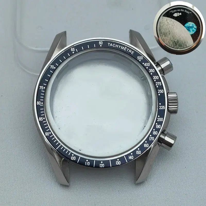 39.7mm Stainless Steel Watch Case for VK63 Movement, 20mm Lug, 32.5mm Dial - STRAPS