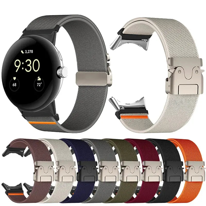 Adventure-Ready Nylon Sport Band for Google Pixel Watch (41mm & 45mm) STRAPS