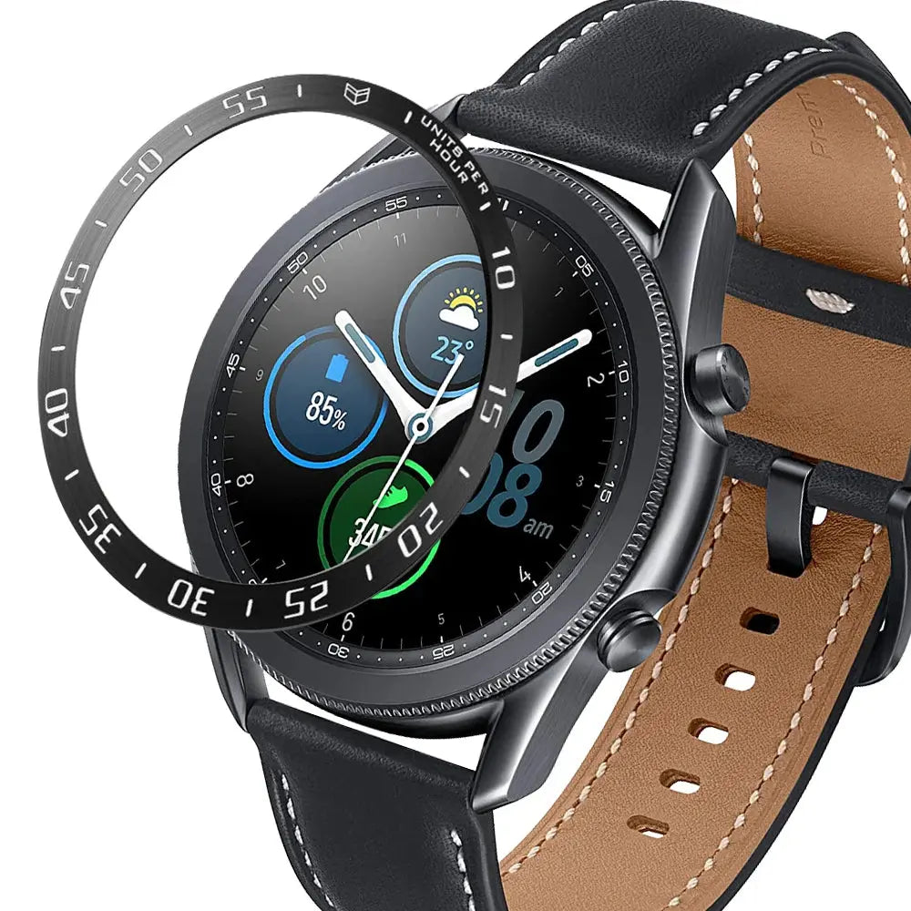 Bezel Ring for Samsung Galaxy Watch 4 Classic/Gear S3/Watch 3 - 41-46mm - Metal Protector - STRAPS