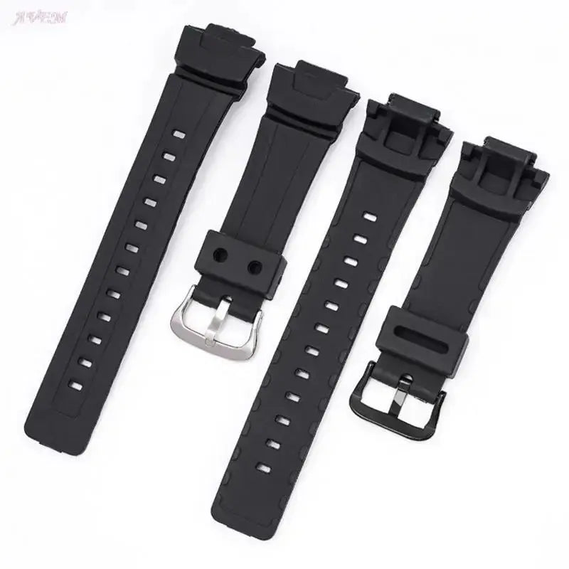 Black Silicone Watch Strap for Casio G-Shock G100/G200/G101/G2310/G2300 - STRAPS