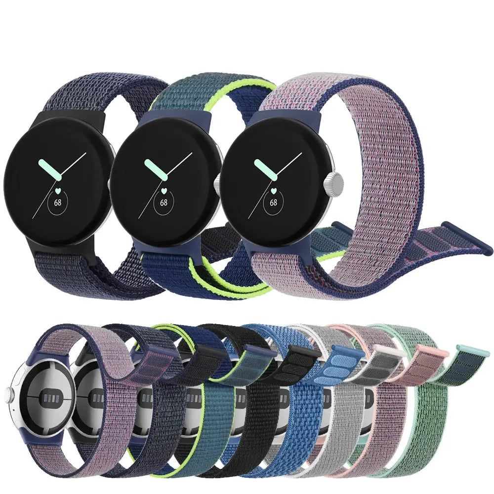 Breathable Nylon Strap for Google Pixel Watch – Lightweight and Comfortable Smartwatch Band STRAPS