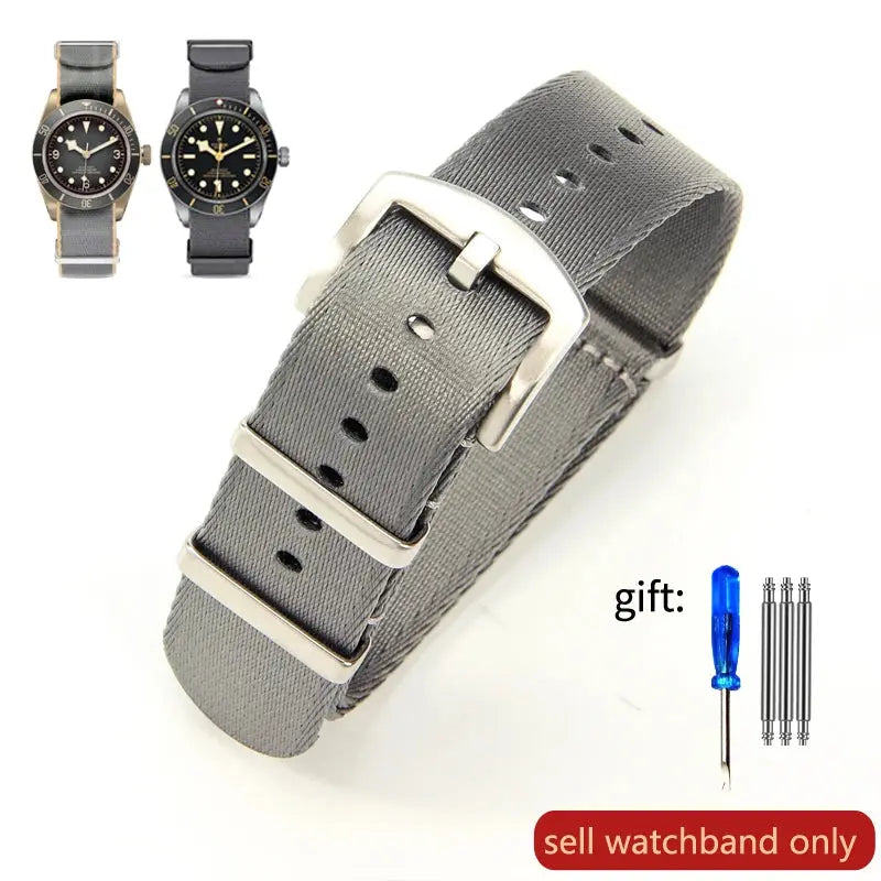 Breathable Soft Nylon Watchband – 20mm & 22mm Strap for Omega, Longines, Seiko, Casio, Mido - STRAPS