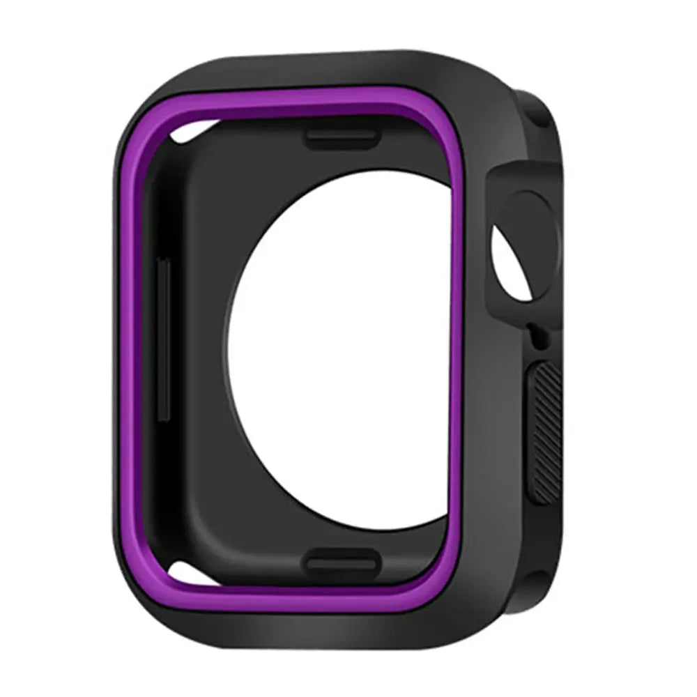 Bumper Protective Case for Apple Watch - Series 8/7/6/SE/5/4 - 38-45mm - Silicone - STRAPS