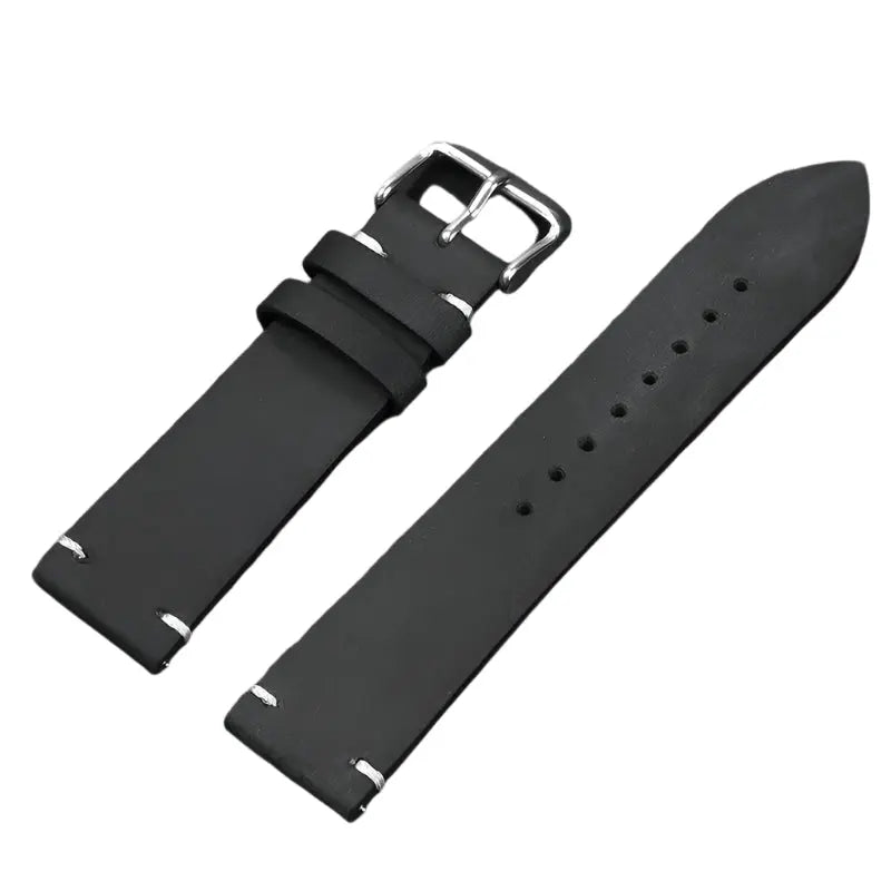 Calfskin Leather Watch Band - 18-24mm - Omega, Seiko, Rolex, Casio - Dark Brown - STRAPS