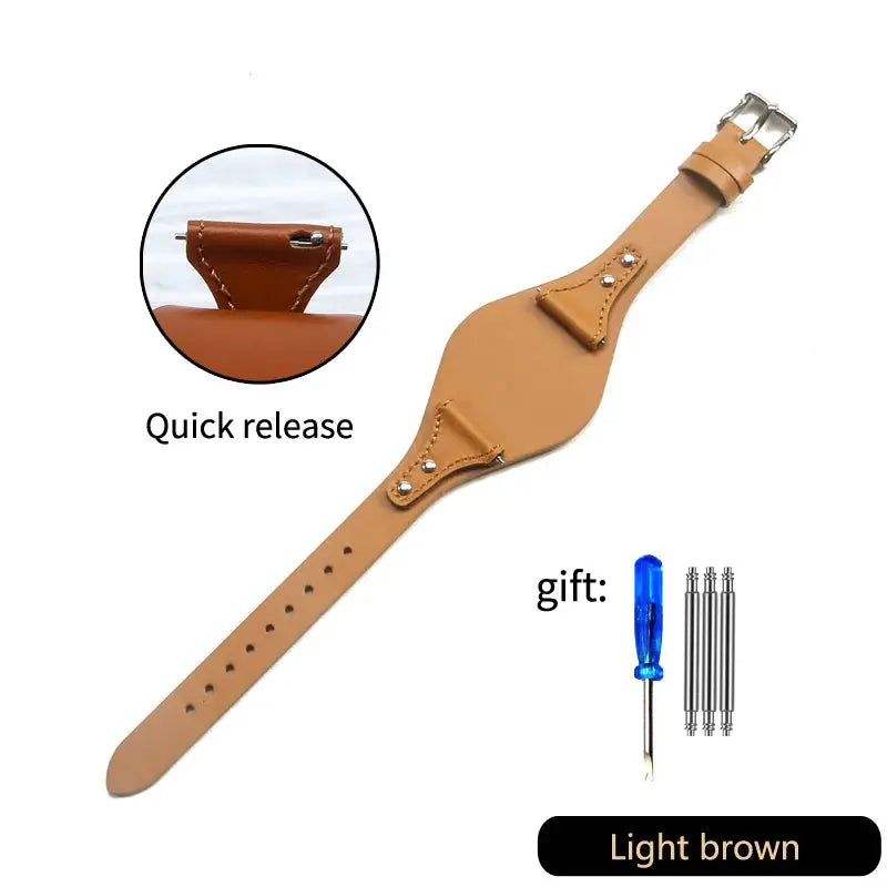 Calfskin Strap for Fossil Women's Series ES4113, ES3625, ES3616, ES3838, ES4114 - 18mm Genuine Leather Watchband - STRAPS