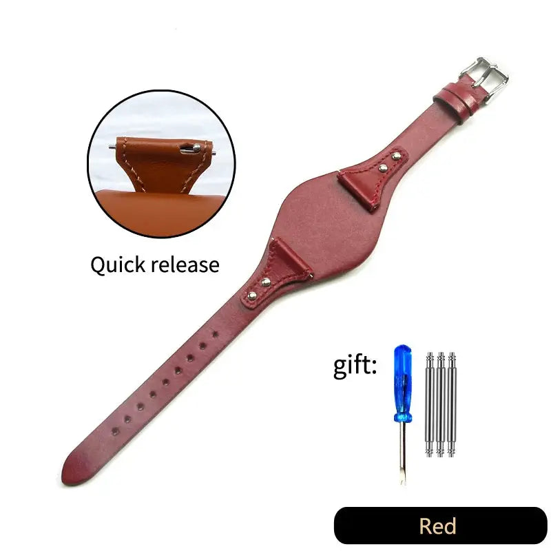 Calfskin Strap for Fossil Women's Series ES4113, ES3625, ES3616, ES3838, ES4114 - 18mm Genuine Leather Watchband - STRAPS