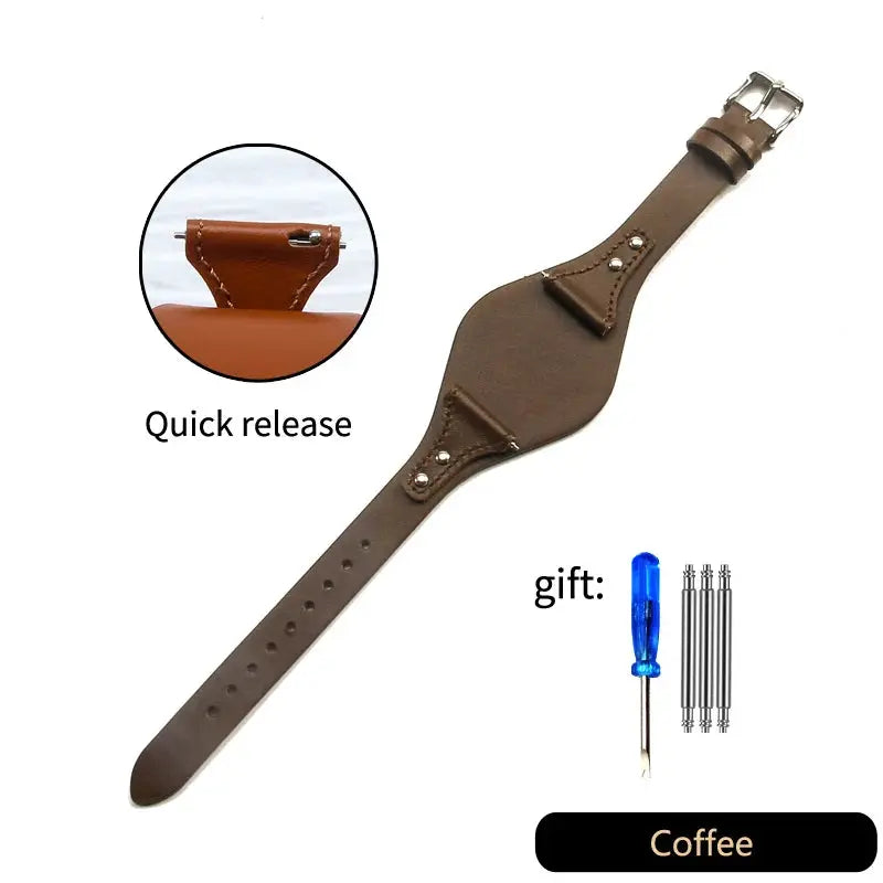 Calfskin Strap for Fossil Women's Series ES4113, ES3625, ES3616, ES3838, ES4114 - 18mm Genuine Leather Watchband - STRAPS