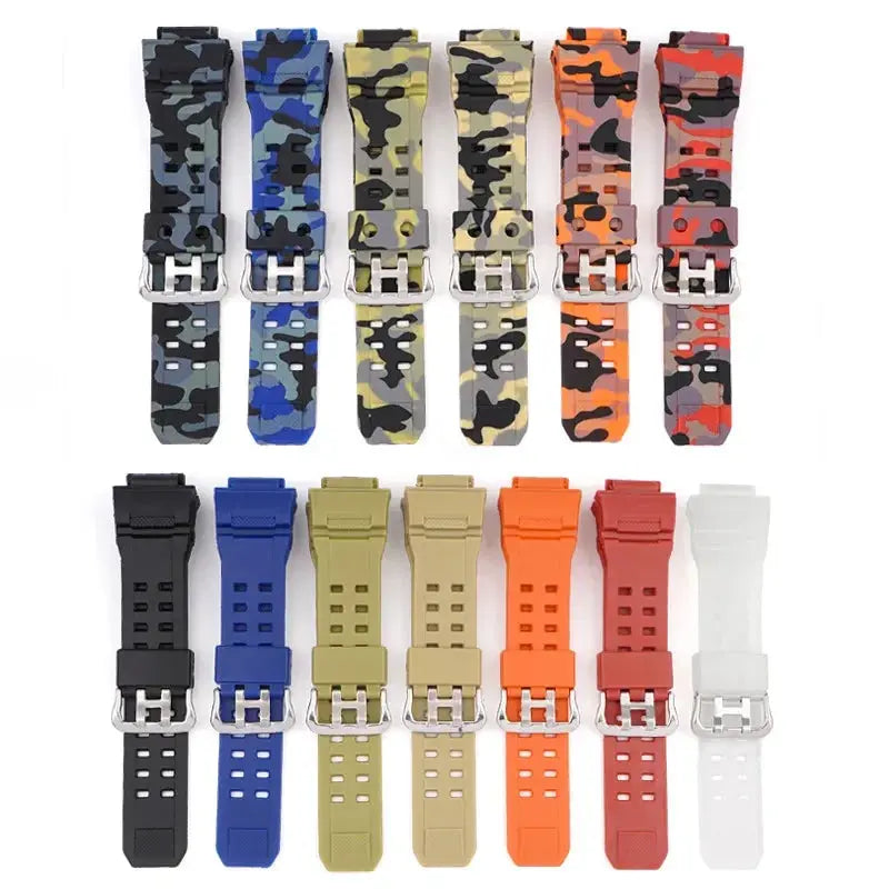 Camo TPU Replacement Strap for Casio G-SHOCK GW-9400 – Durable & Stylish Watchband STRAPS