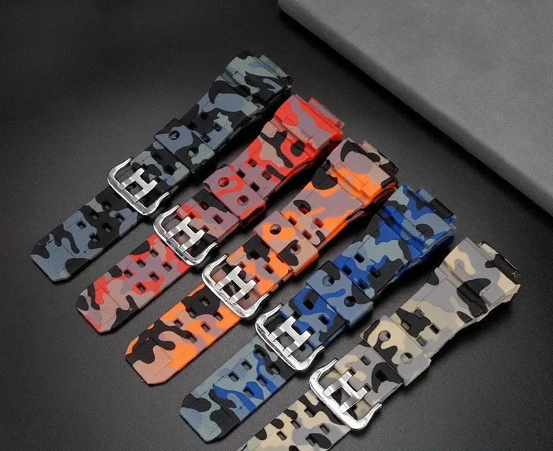 Camouflage Rubber TPU Band for Casio G-SHOCK RANGEMAN GW-9400/9300 - STRAPS