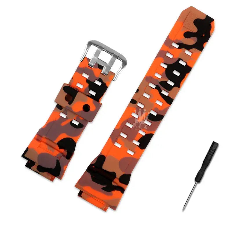 Camouflage Rubber TPU Band for Casio G-SHOCK RANGEMAN GW-9400/9300 - STRAPS