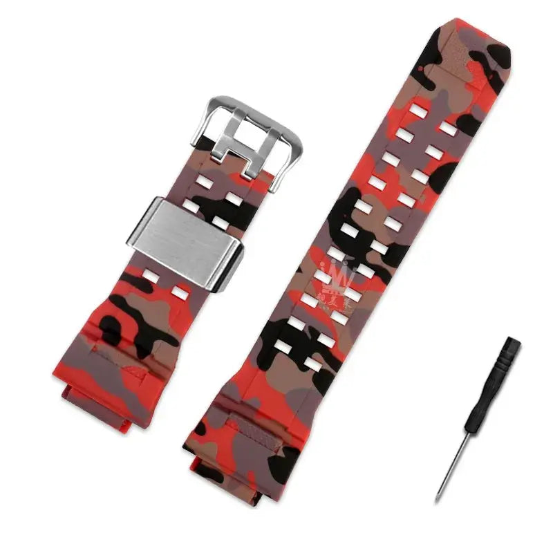 Camouflage Rubber TPU Band for Casio G-SHOCK RANGEMAN GW-9400/9300 - STRAPS