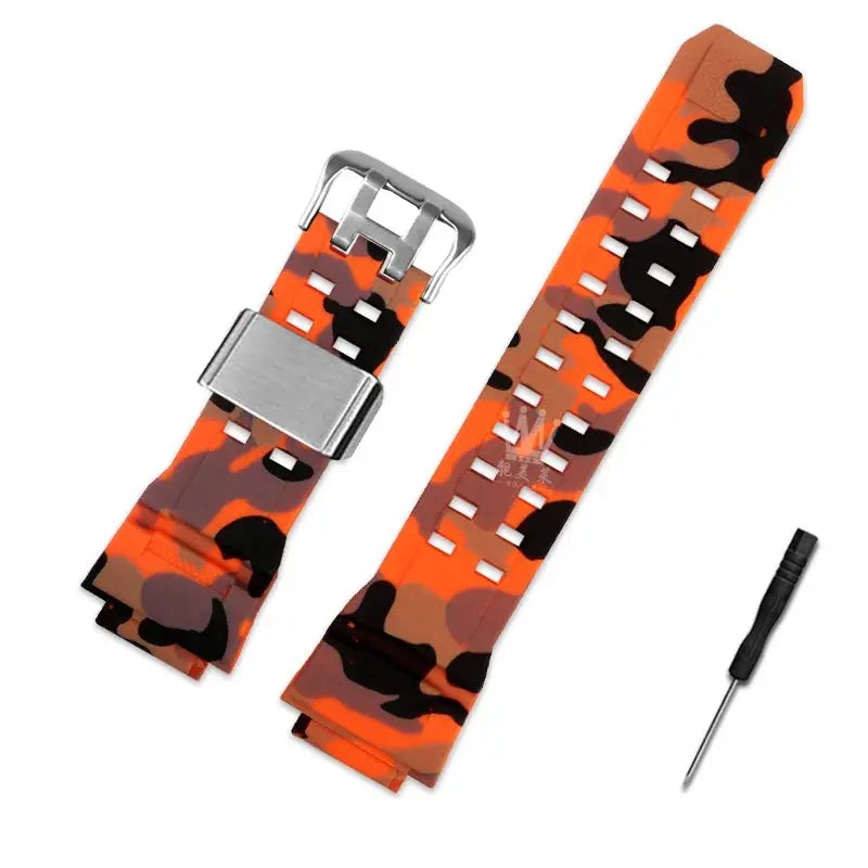 Camouflage Rubber TPU Band for Casio G-SHOCK RANGEMAN GW-9400/9300 - STRAPS