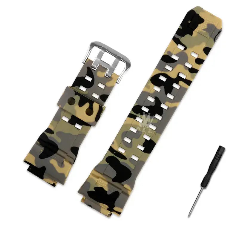 Camouflage Rubber TPU Band for Casio G-SHOCK RANGEMAN GW-9400/9300 - STRAPS
