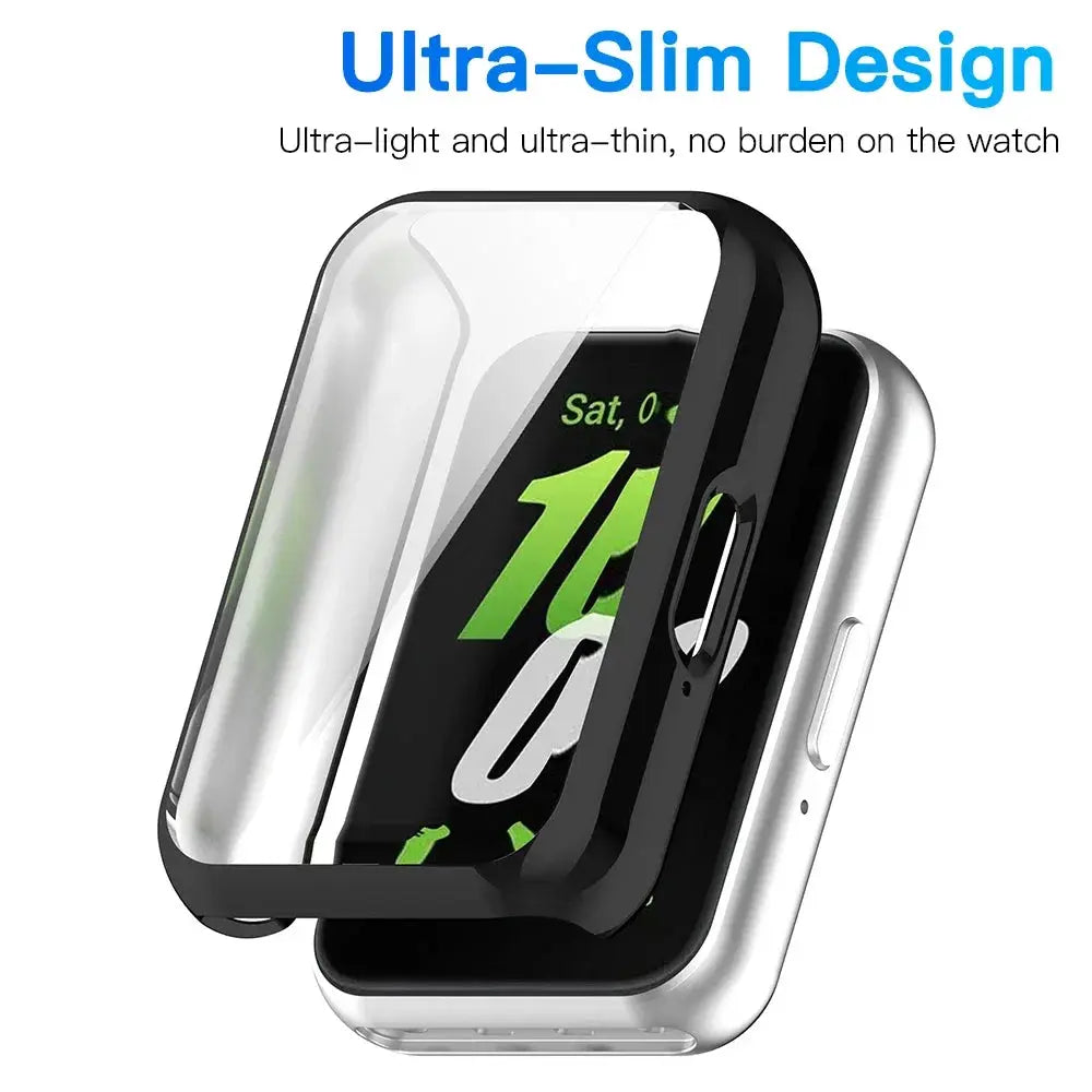 Case + Stainless Steel Milanese Strap for Samsung Galaxy Fit 3 – Magnetic Loop Bracelet & TPU Cover - STRAPS