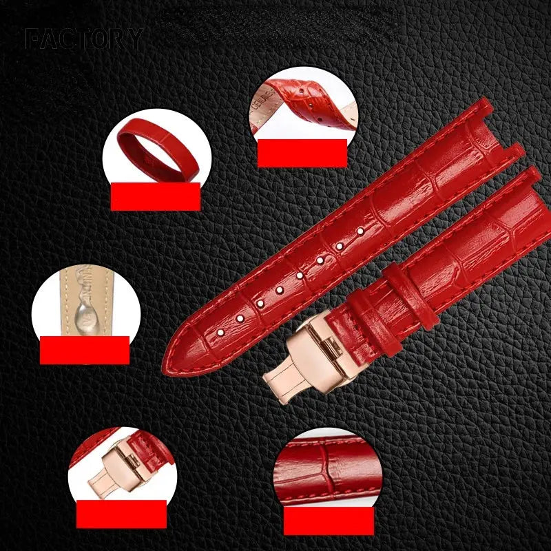 Cowhide Wristband Watch Strap for Tissot, Tianwang, Folli Follie, Michael Kors – Men & Women - STRAPS