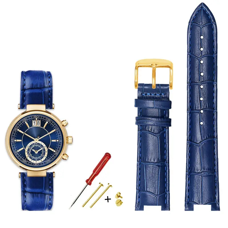 Cowhide Wristband Watch Strap for Tissot, Tianwang, Folli Follie, Michael Kors – Men & Women - STRAPS