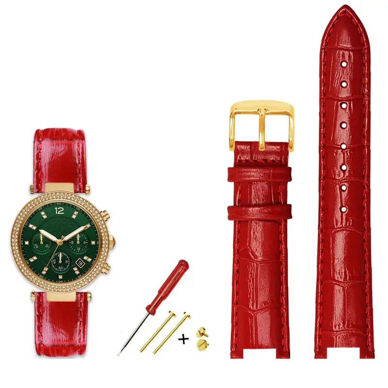 Cowhide Wristband Watch Strap for Tissot, Tianwang, Folli Follie, Michael Kors – Men & Women - STRAPS