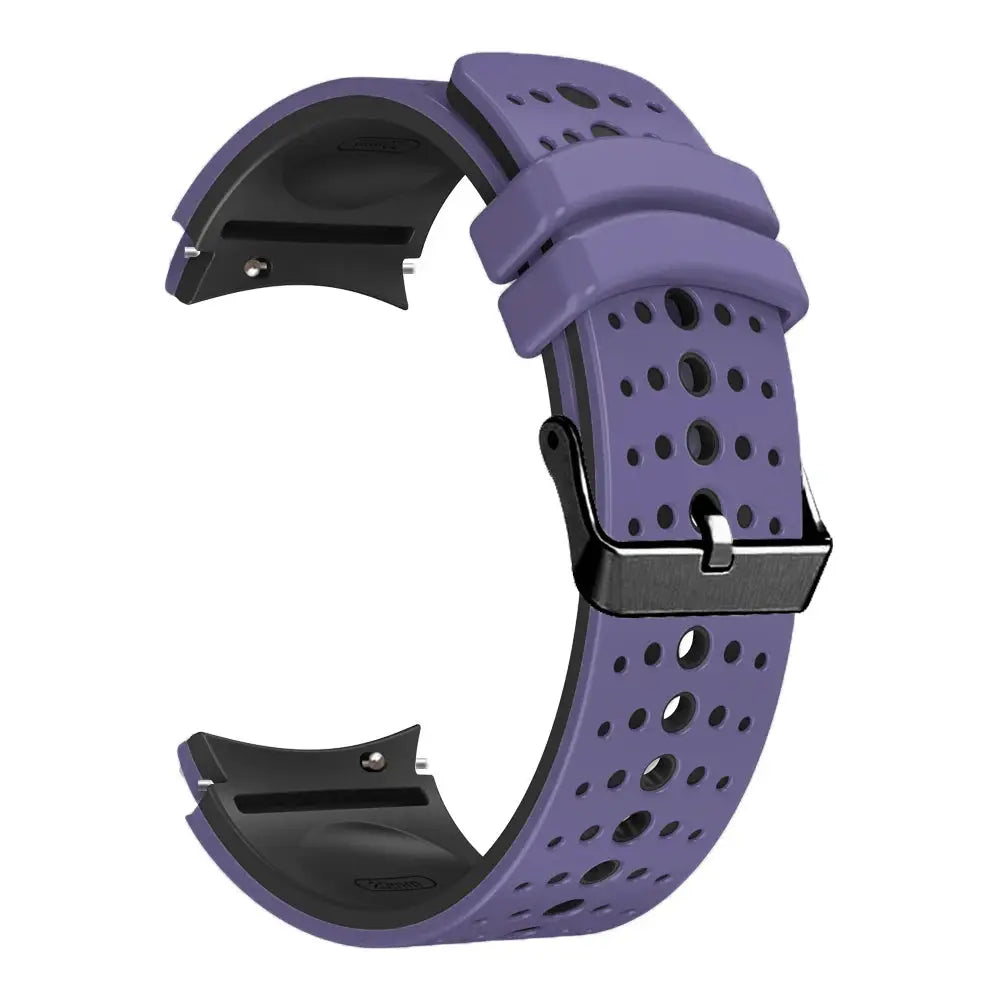 Curved Silicone Strap for Samsung Galaxy Watch 7 6 5 4 Pro Classic 40mm 44mm 43mm 47mm 20mm - STRAPS