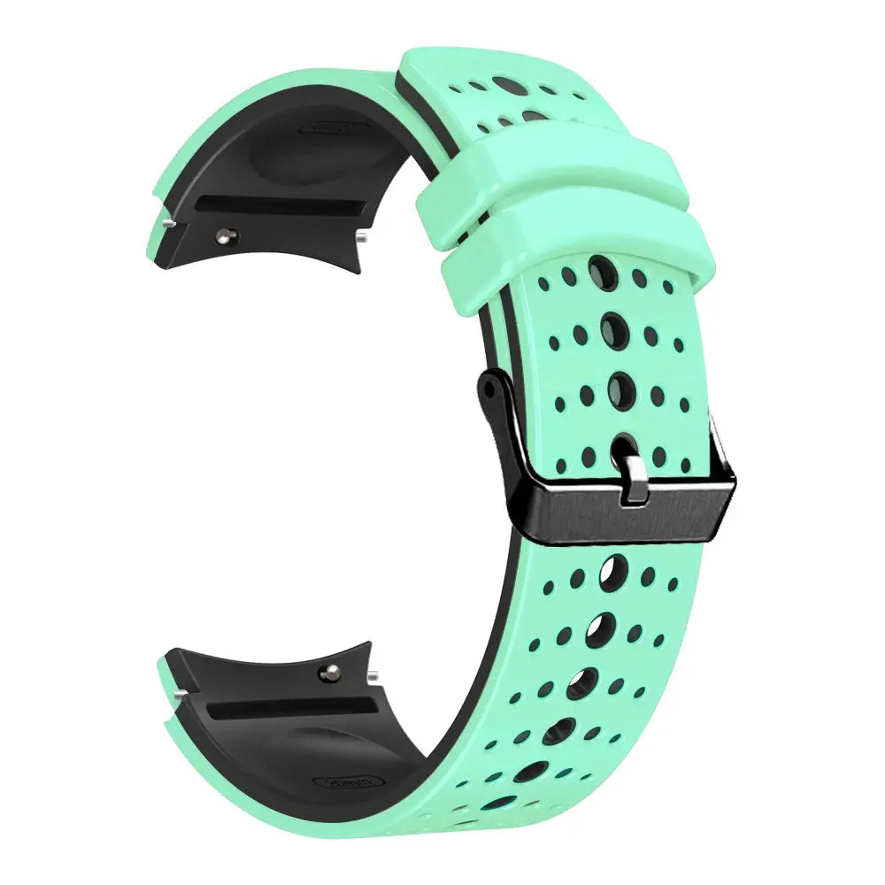 Curved Silicone Strap for Samsung Galaxy Watch 7 6 5 4 Pro Classic 40mm 44mm 43mm 47mm 20mm - STRAPS