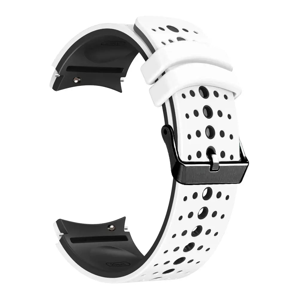 Curved Silicone Strap for Samsung Galaxy Watch 7 6 5 4 Pro Classic 40mm 44mm 43mm 47mm 20mm - STRAPS