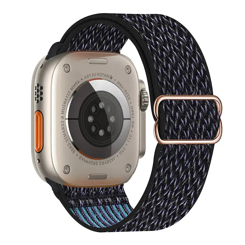 Elastic Nylon Band straps for Apple (38mm, 40mm to 45mm, 49mm)Series 3 to Series 10, Ultra 2, and SE STRAPS