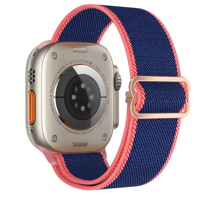 Elastic Nylon Band straps for Apple (38mm, 40mm to 45mm, 49mm)Series 3 to Series 10, Ultra 2, and SE STRAPS