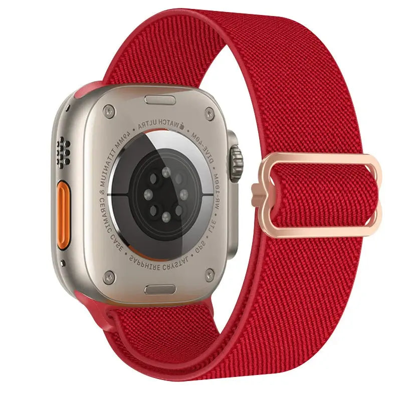 Elastic Nylon Band straps for Apple (38mm, 40mm to 45mm, 49mm)Series 3 to Series 10, Ultra 2, and SE STRAPS