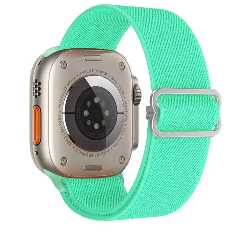 Elastic Nylon Band straps for Apple (38mm, 40mm to 45mm, 49mm)Series 3 to Series 10, Ultra 2, and SE STRAPS