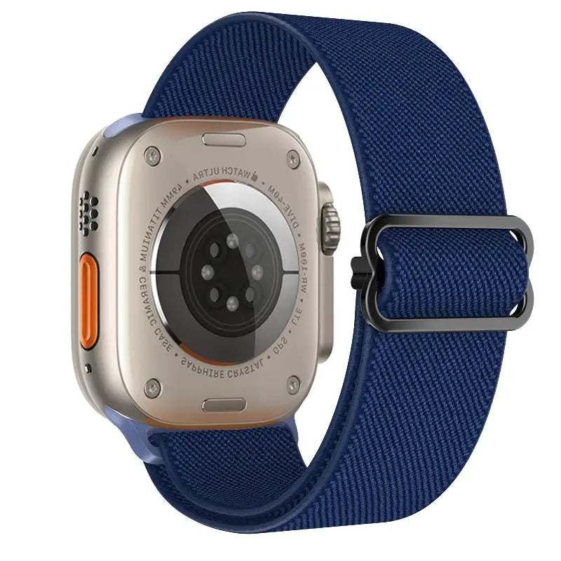 Elastic Nylon Band straps for Apple (38mm, 40mm to 45mm, 49mm)Series 3 to Series 10, Ultra 2, and SE STRAPS