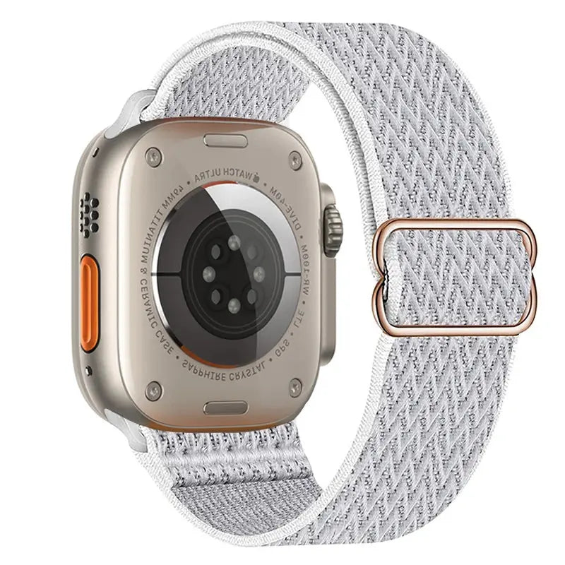 Elastic Nylon Band straps for Apple (38mm, 40mm to 45mm, 49mm)Series 3 to Series 10, Ultra 2, and SE STRAPS