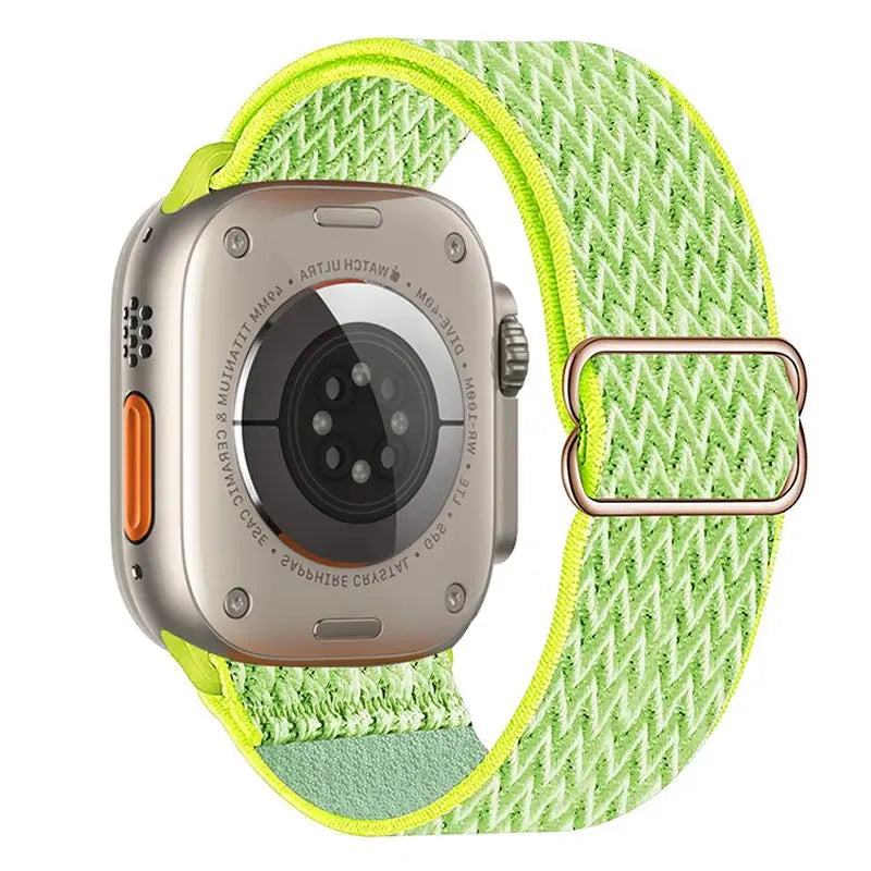 Elastic Nylon Band straps for Apple (38mm, 40mm to 45mm, 49mm)Series 3 to Series 10, Ultra 2, and SE STRAPS