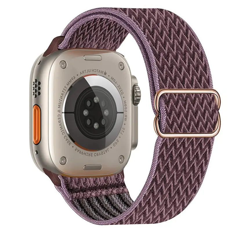 Elastic Nylon Band straps for Apple (38mm, 40mm to 45mm, 49mm)Series 3 to Series 10, Ultra 2, and SE STRAPS