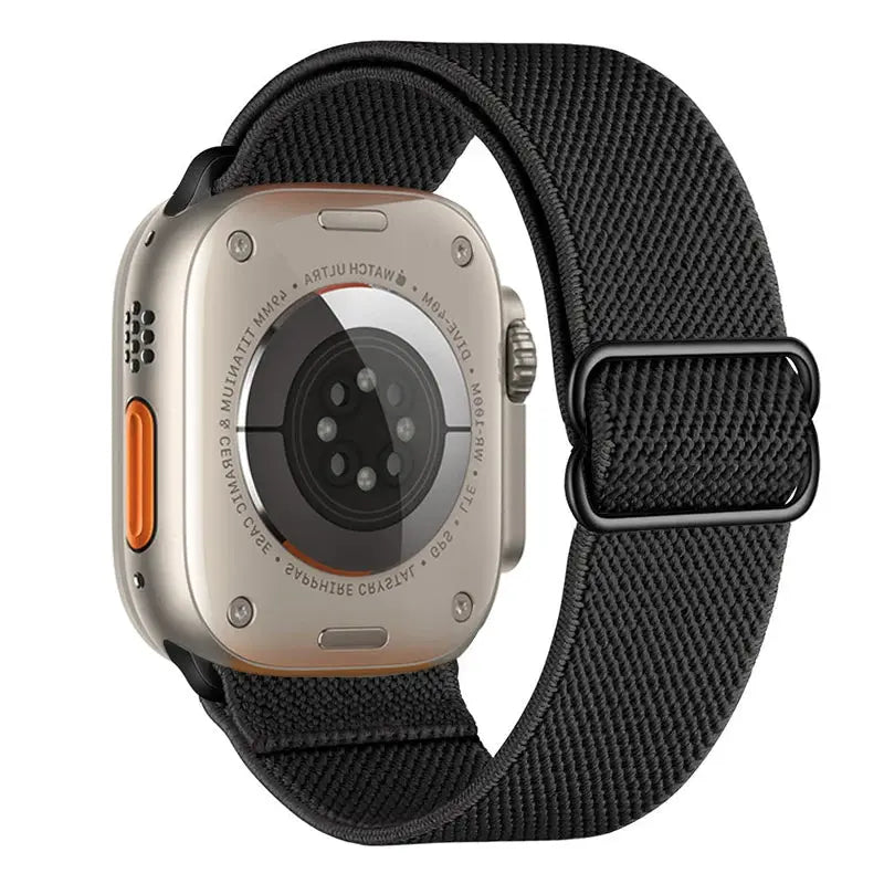 Elastic Nylon Band straps for Apple (38mm, 40mm to 45mm, 49mm)Series 3 to Series 10, Ultra 2, and SE STRAPS