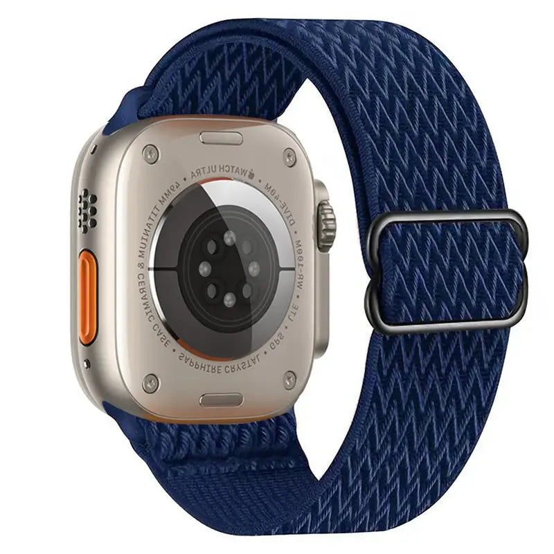 Elastic Nylon Band straps for Apple (38mm, 40mm to 45mm, 49mm)Series 3 to Series 10, Ultra 2, and SE STRAPS