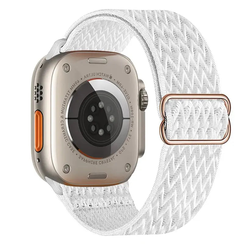 Elastic Nylon Band straps for Apple (38mm, 40mm to 45mm, 49mm)Series 3 to Series 10, Ultra 2, and SE STRAPS