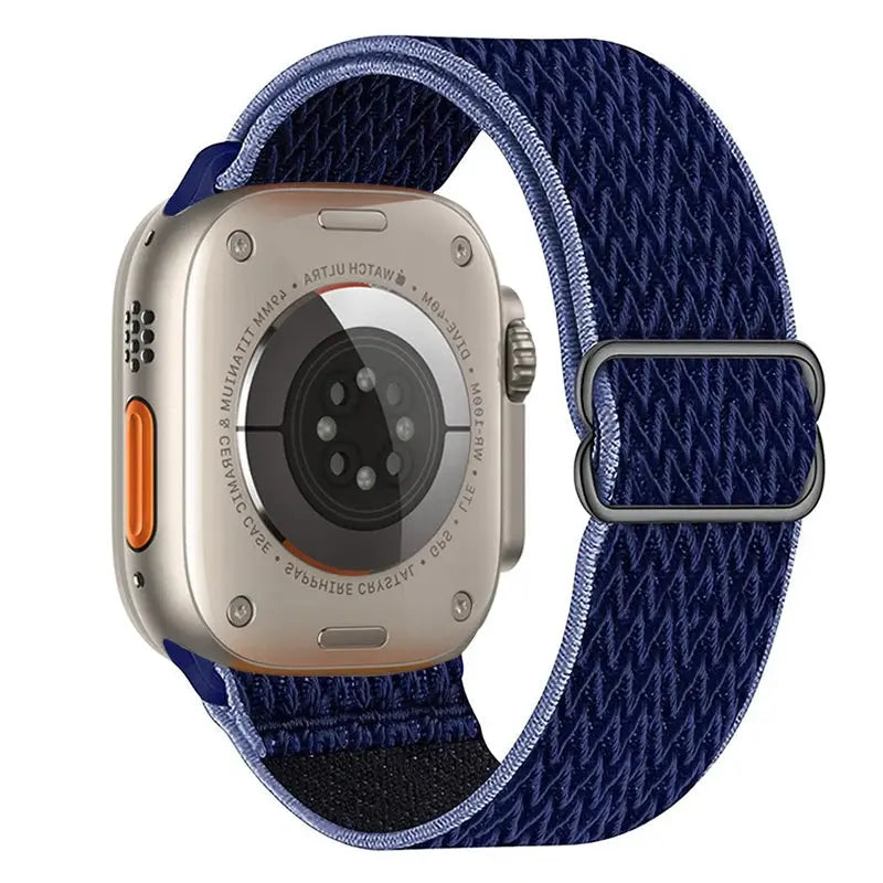 Elastic Nylon Band straps for Apple (38mm, 40mm to 45mm, 49mm)Series 3 to Series 10, Ultra 2, and SE STRAPS