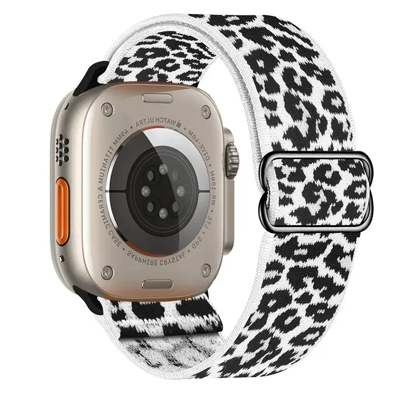 Elastic Nylon Band straps for Apple (38mm, 40mm to 45mm, 49mm)Series 3 to Series 10, Ultra 2, and SE STRAPS