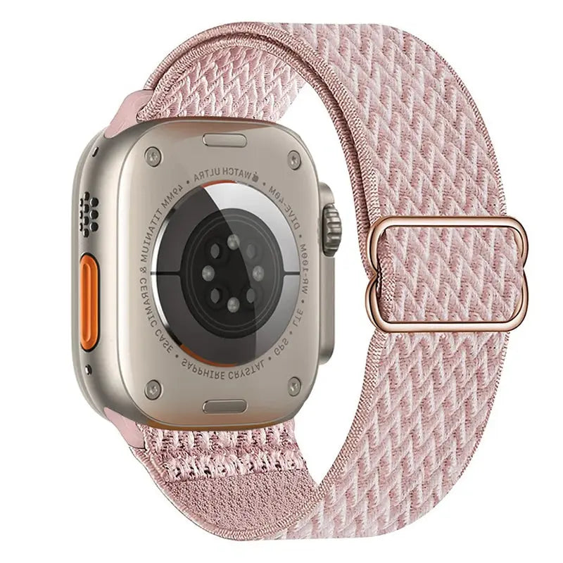 Elastic Nylon Band straps for Apple (38mm, 40mm to 45mm, 49mm)Series 3 to Series 10, Ultra 2, and SE STRAPS