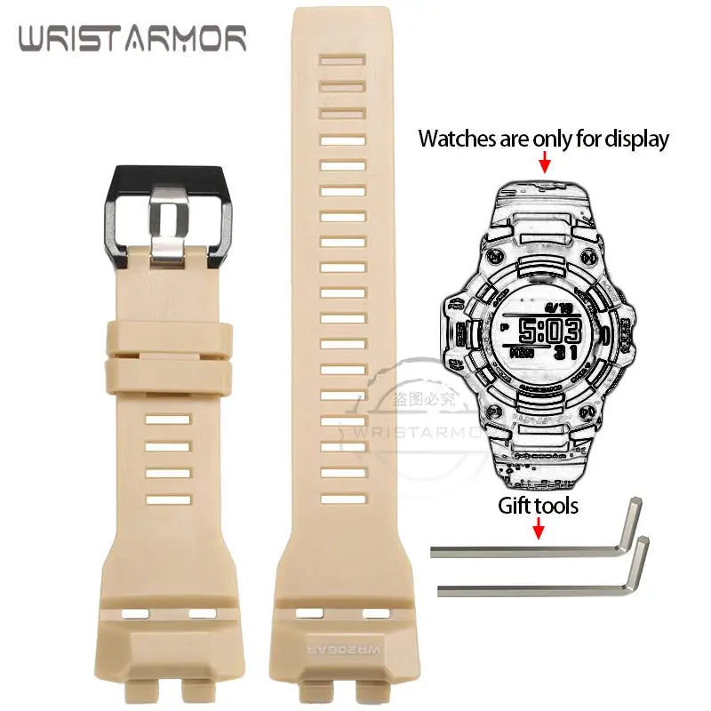 GBD100 Replacement Strap for Casio GBD-100 GBD-100-1/1A7/100SM-4/2A Sport Resin Band STRAPS