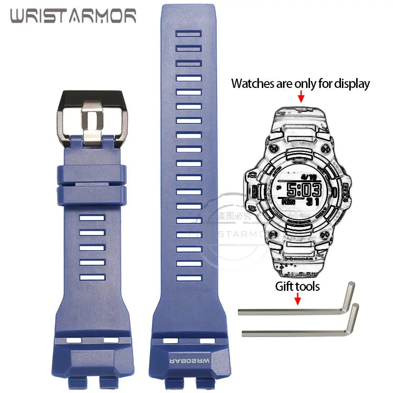 GBD100 Replacement Strap for Casio GBD-100 GBD-100-1/1A7/100SM-4/2A Sport Resin Band STRAPS