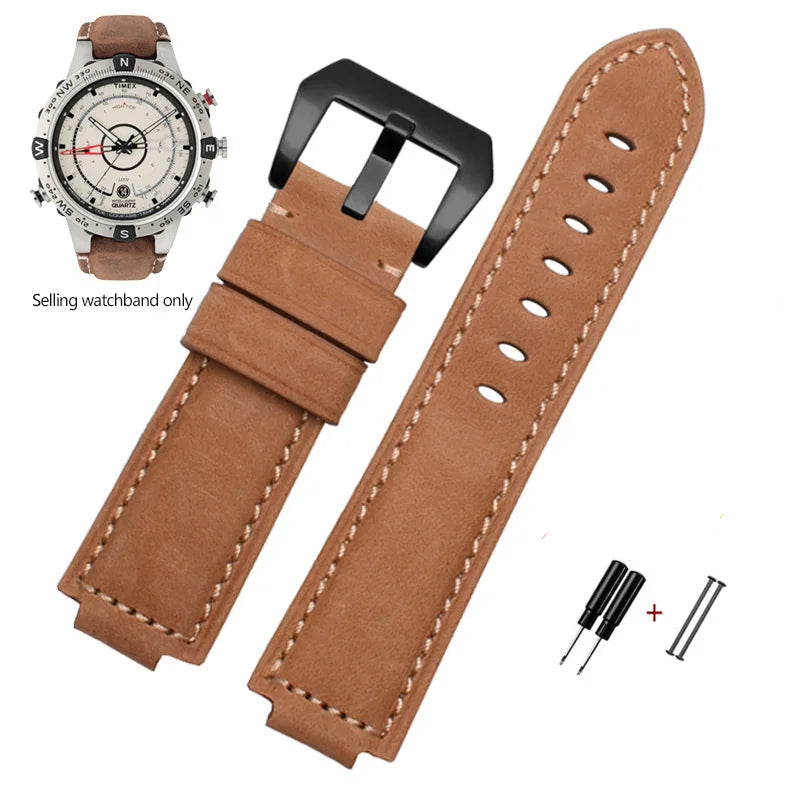 24mm Silicone Watch Band for Timex Tide T2N720 T2N721 - Waterproof Strap STRAPS