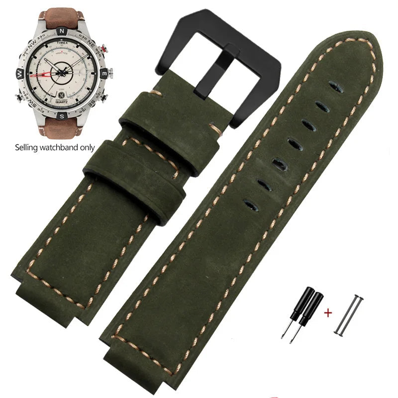 24mm Silicone Watch Band for Timex Tide T2N720 T2N721 - Waterproof Strap STRAPS