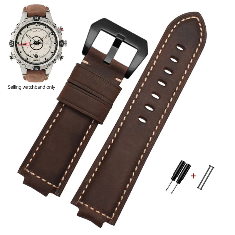 24mm Silicone Watch Band for Timex Tide T2N720 T2N721 - Waterproof Strap STRAPS