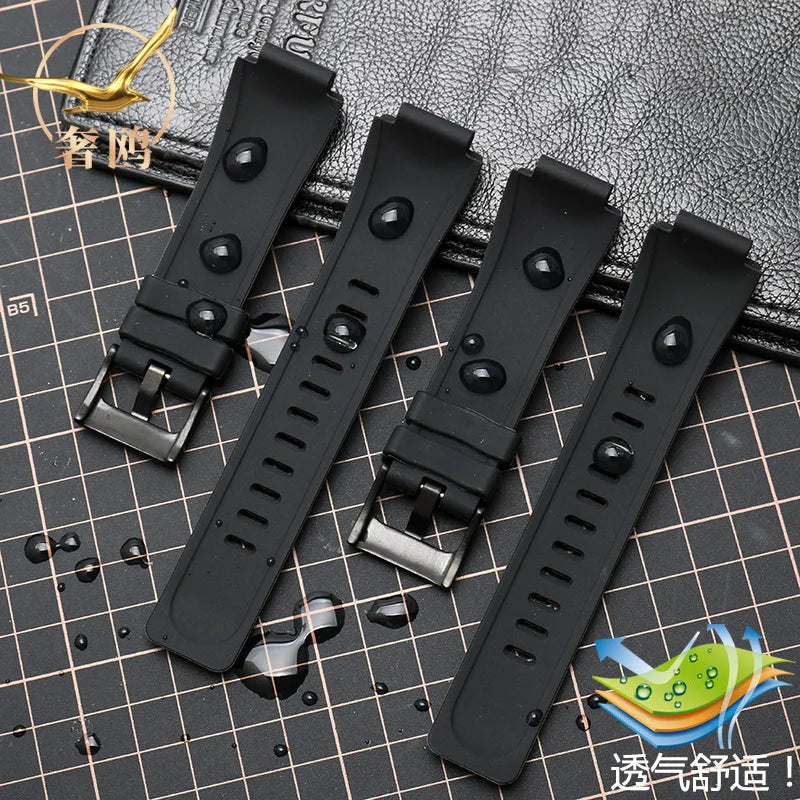 24mm Silicone Watch Band for Timex Tide T2N720 T2N721 - Waterproof Strap STRAPS
