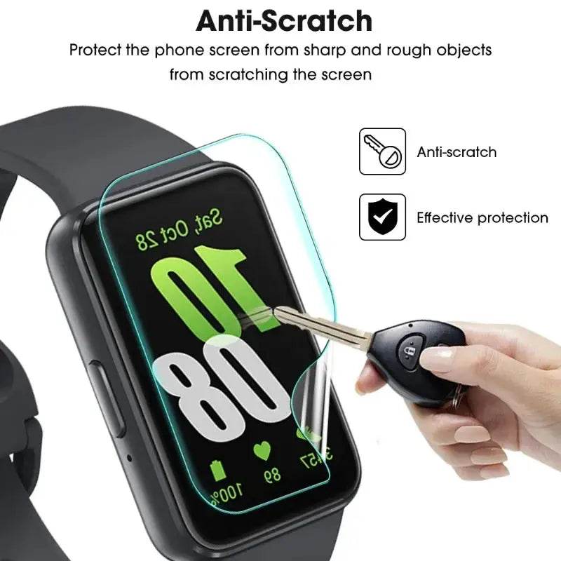 Hydrogel Screen Protector for Samsung Galaxy Fit 3 – Anti-Scratch TPU Protective Film - STRAPS