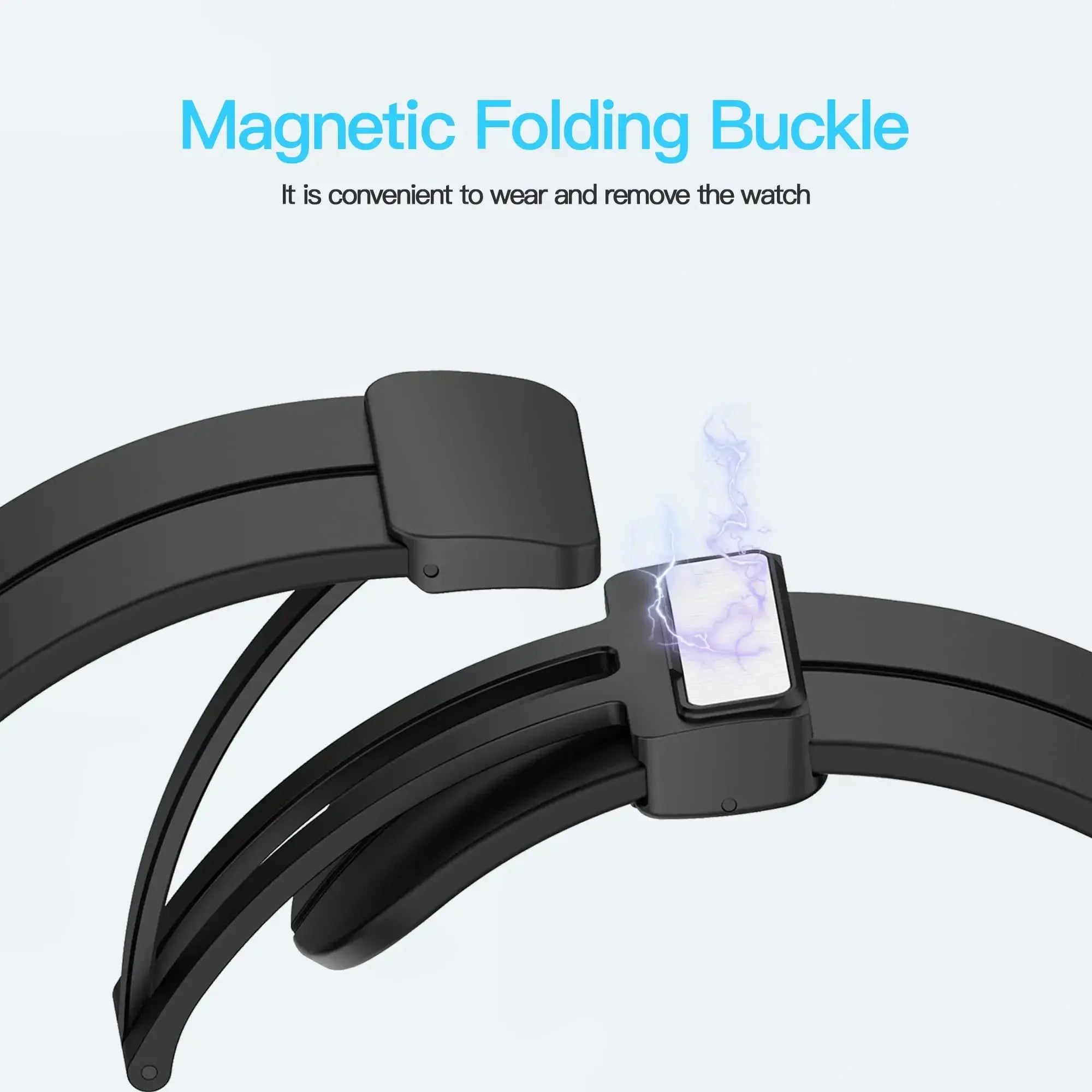 Magnetic Silicone Band for Samsung Galaxy Watch 7/6/5/4 & Classic - STRAPS