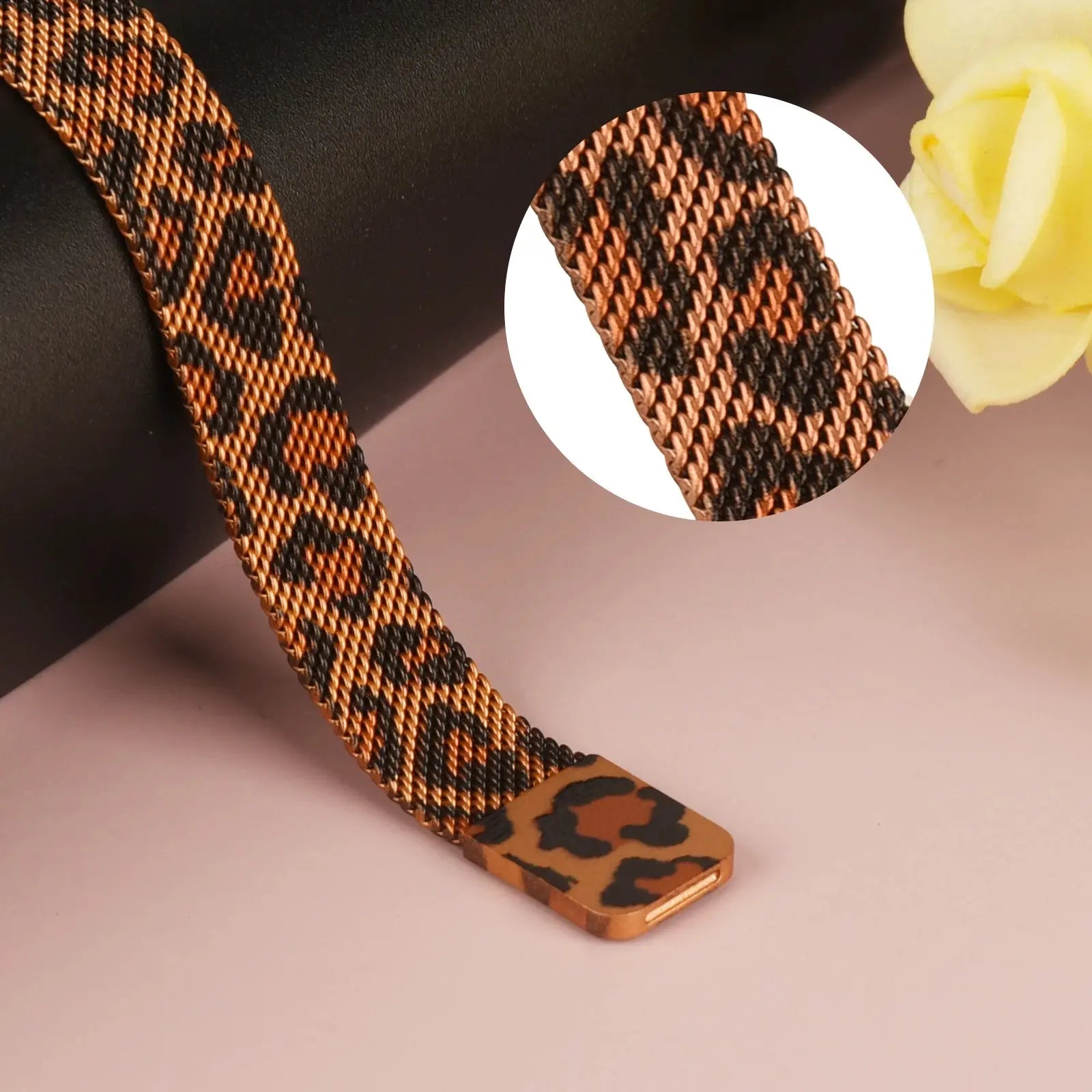 Metal Magnetic Loop Strap for Fitbit Inspire 3 - Stainless Steel Milanese Band - STRAPS